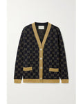 GUCCI - WOMEN'S COTTON GG CARDIGAN